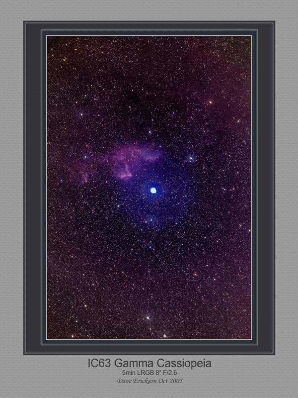 IC59 IC63 Gamma Cassiopeia